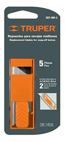 Truper Rep-nm-5, Repuesto Para Navaja Multiusos Nm-6, 5 Pzas