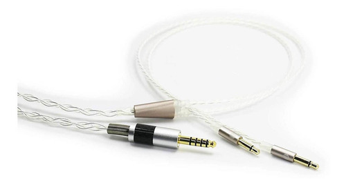 Imagen 2 de 3 de Cable Hifi Plateado Newfantasia Con Macho Equilibrado De 4,4