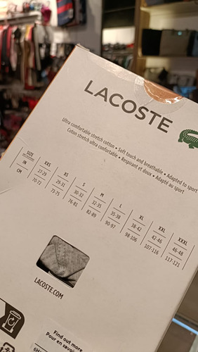 Boxer Lacoste 3 Pzs. Mod. 6h3420-51 Negro, Gris, Blanco