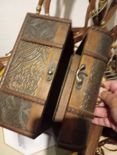 Cofre Grande De Madera Tipo Alajero Muy Lindo Marrón (Usado)