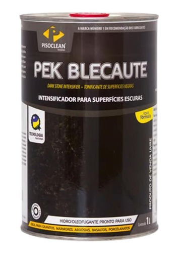 Pek Blecaute Pisoclean 1 L Hidro Oleofugante Preto