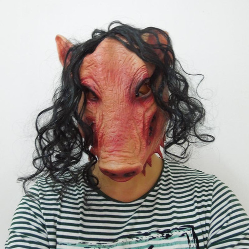 Hjb Máscara De Cabeza De Cerdo Terror De Fiesta De Halloween