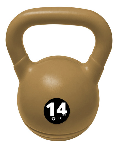 Pesa Rusa Kettlebell 14 Kg Plastica Quuz Rellena Unidad