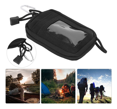 Minicartera De Nylon Impermeable Para Monedas, Tarjetas Y Ll