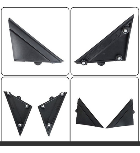 Espejo Retrovisor Izquierdo U6, Espejo Triangular, Placa Dec