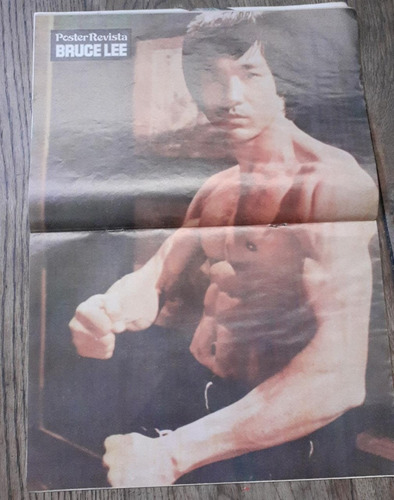 Bruce Lee Número.1- Yudo -karate Con Poster,1977 Revista (Usado)