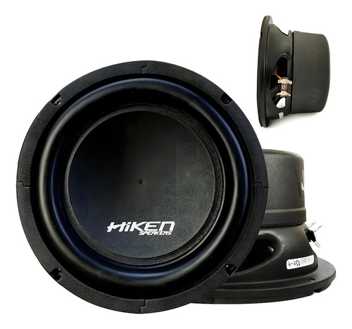 Subwoofer 8 Polegadas 4 Ohms 200w Rms Grave Hiken Bobina Simples