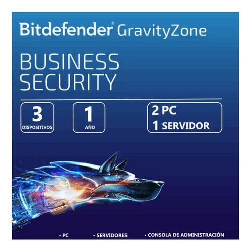 Bitdefender® Gravityzone Business Security  3 Disp.  1 Año