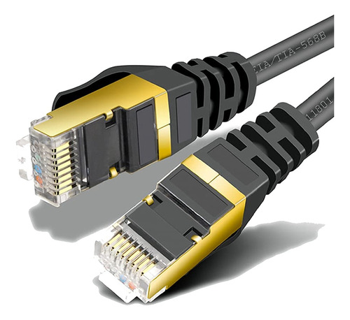 Cable De Red Cat 7 De 20 M, Cable Lan Gigabit Ethernet, 10 G