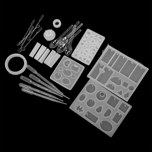 Juego De Moldes De Silicona Craft Tool Crystal Epoxy Mold Cl