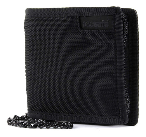 Pacsafe Rfidsafe Z100 Rfid Bloqueo Bi-fold Negro Cartera De.