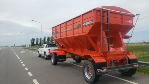 Acoplado Tolva Para Semillas Y Fertilizantes, Gimetal 22000.