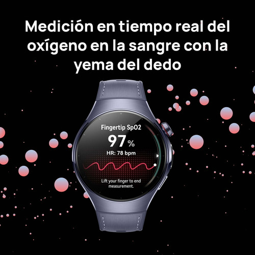Huawei Watch 5 Premium 42mm, Smartwatch Con Esim & Gps Beige Liso Beige Negro