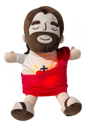Juguete Peluche Jesús Que Respiras Con Música Y Luces