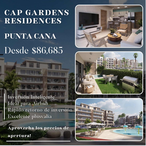 Cap Gardens Residences, Hermoso Proyecto En Punta Cana