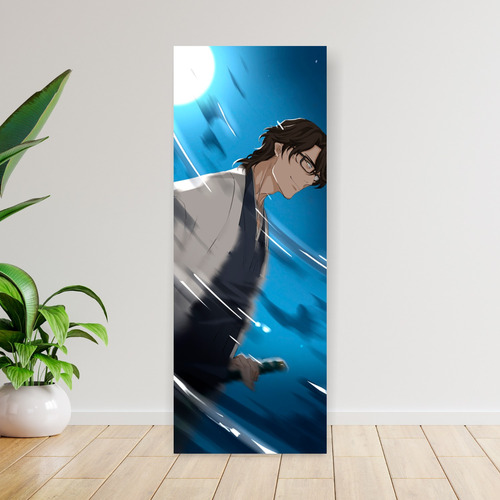 Cuadro Grande 30x80 Cm Bleach Aizen Animeras