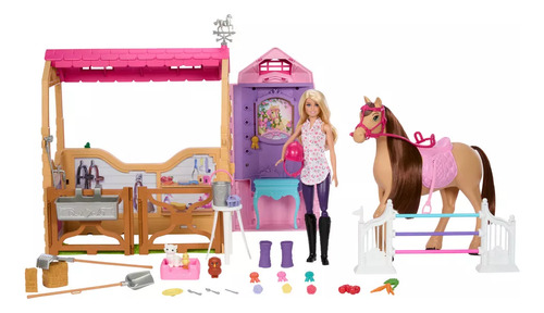 Barbie Set De Juego Establo De Los Sueños