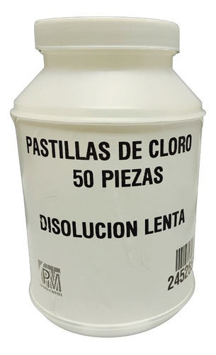 Pastillas De Cloro  1  Pulgada 50 Piezas Albercas,tinacos,et