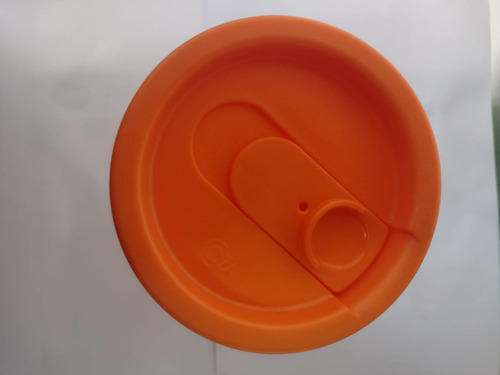 Copo Nutri Com Tampa Coza Cor Laranja