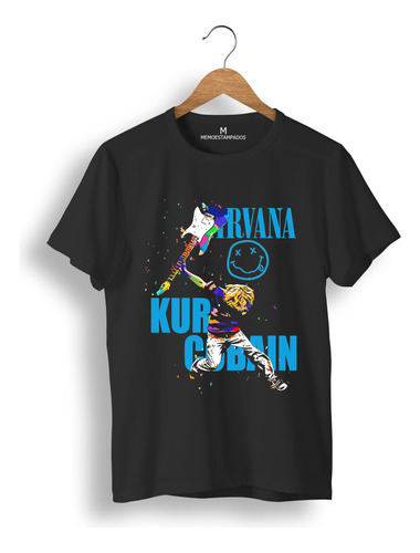 Remera: Nirvana Kurt Cobain 02 Memoestampados