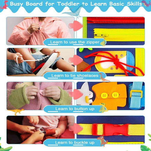 Tablero Alfabético En Libro Educativo De Tela Sensorial