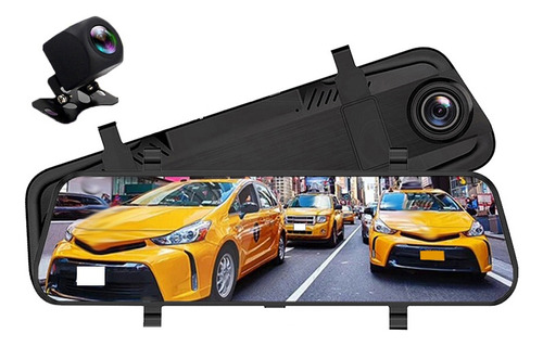 A Dvr Para Coche, Pantalla De Prensa Ips De 10 Pulgadas,