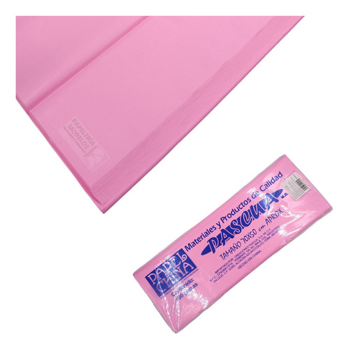 Papel China Paquete De Un Solo Color 100 Piezas Pascua Color Rosa Pastel
