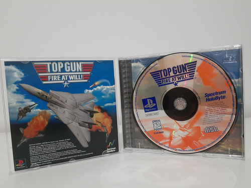 Top Gun Fire At Will Original Playstation1 Ps1. (Usado)