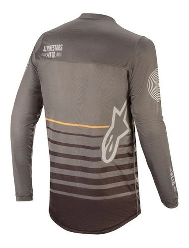 Polera Alpinestars Racer Tech Flagship  Gris Oscuro