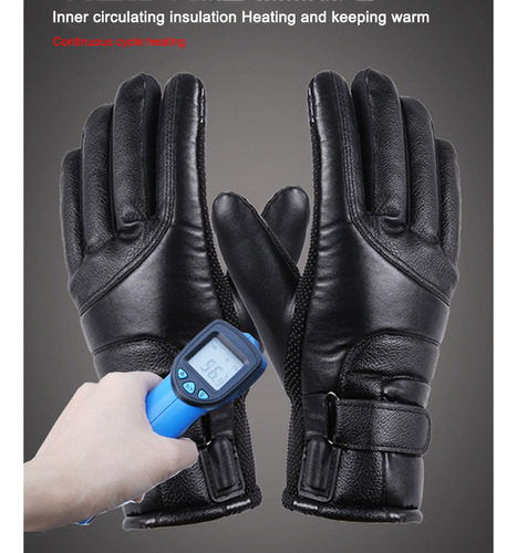 Guantes De Ciclismo De Dedo Completo, Calefactados En Invie