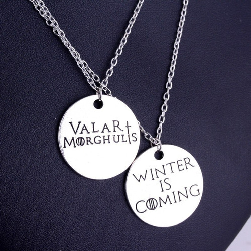 Collar Winter Is Coming Casa Stark Game Of Thrones Mod150