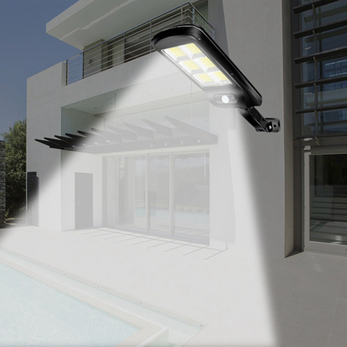 2x Luz De Calle Solar Al Aire Libre 450w Led Foco