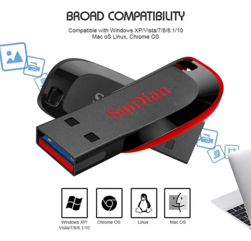 Memoria For Sandisk Pendrive Usb 256gb Flash