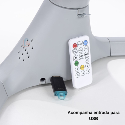 Baby Style Cadeira de balanço para bebês descanso automatico Rosa Liso