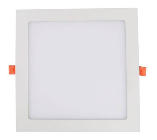 Pack 5 Panel Slim Led Embutido Cuadrado 12w 3 Años Garantia