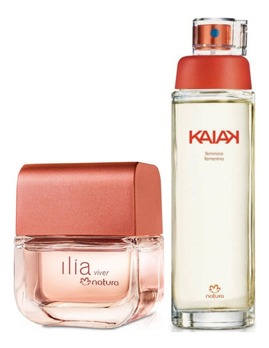 Perfume Ilia Viver + Kaiak Femenina Na - mL a $1275