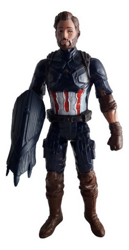 Muñeco Articulado Avengers Capitán América 