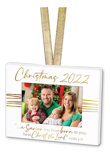 Lighthouse Christian Products Navidad 2022 Lámina De Oro 4 X