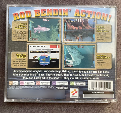 Juego De Playstation 1 Big Or Bass (Reacondicionado)