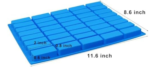 Moldes De Silicona Rectangulares Estrechos Para Caramelo De