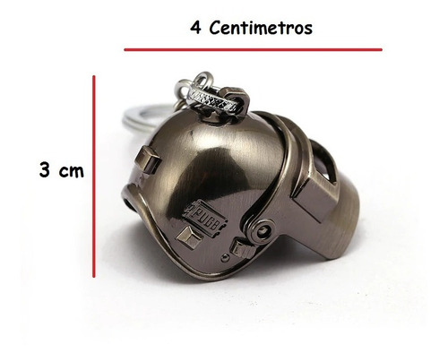 12 Cascos Coleccionables De Pubg Llaveros 4x3 Cm. De Acero
