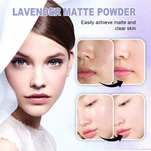 Polvo Compacto, Matificante, Color Transparente Para Piel Mi