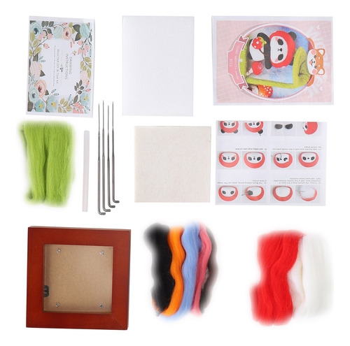 Kit Básico De Fieltro Con Aguja, Marco De Fotos, Wool Suppli