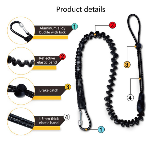 Cuerda De Nylon Para Herramientas (gn) Con Mosquetón Con Cie