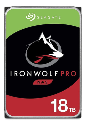 Imagen 1 de 3 de Disco Rígido Seagate Ironwolf Nas Pro 18tb 3.5 7200 Rpm 256