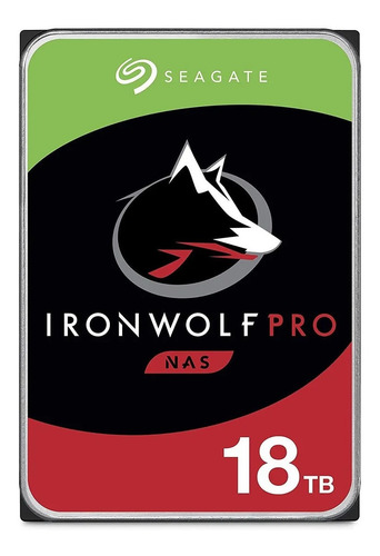 Disco Rígido Seagate Ironwolf Nas Pro 18tb 3.5 7200 Rpm 256