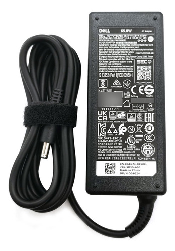 Cargador Portátil 65 W Para Dell Latitude 3320 3440 Negro