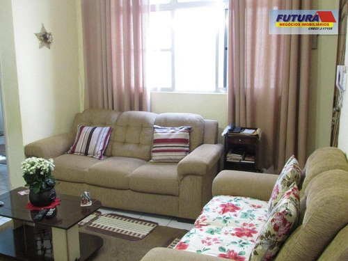 Imagem 5 de 19 de Apartamento À Venda, 70 M² Por R$ 390.000,00 - Boqueirão - Santos/sp - Ap0877