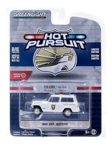 Greenlight - Hot Pursuit - 1969 Jeep Jeepster - 1/64