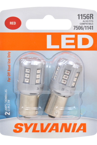 Foco Led 1156 Rojo Osram